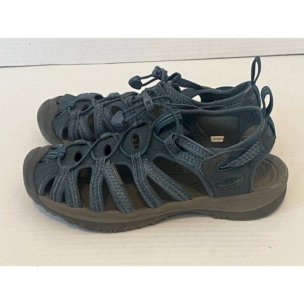Keen Women's Drawstring Waterproof Outdoor Hiking Sandals Blue Gray Sz 8.5 - Picture 4 of 7